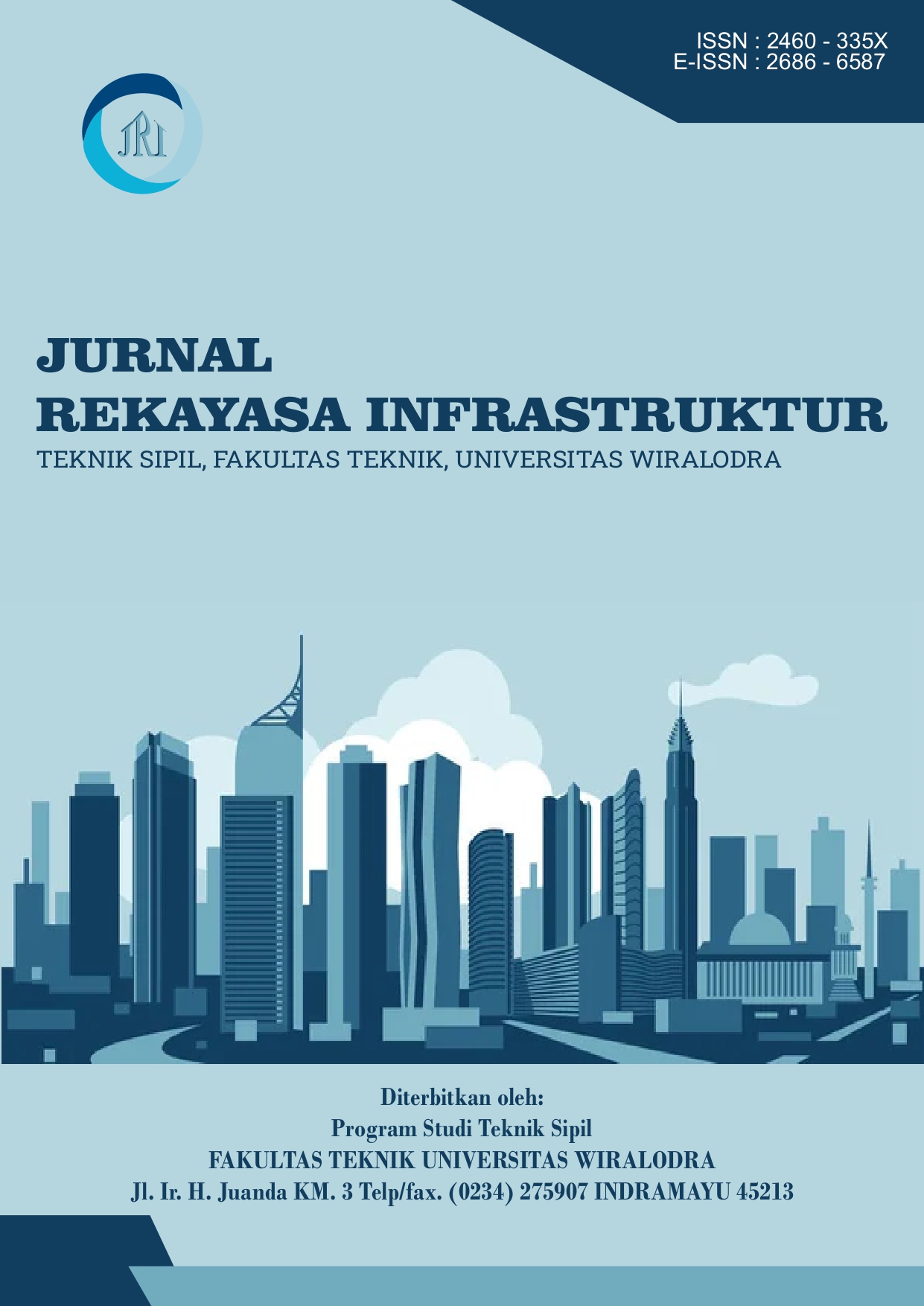 					View Vol. 2 No. 1 (2016): Jurnal Rekayasa Infrastruktur
				