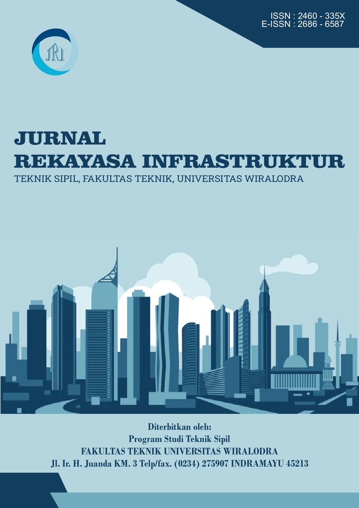 					View Vol. 10 No. 1 (2024): Jurnal Rekayasa Infrastruktur
				